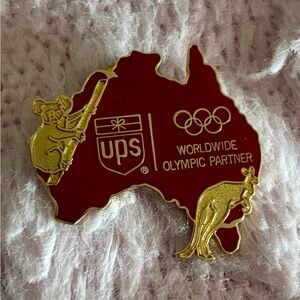 UPS Olympic Partner Australia Pin 2000 vintage rare